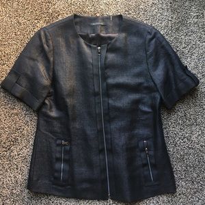 Elie Tahari Black zipper jacket Like New