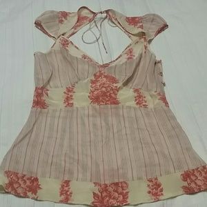Tracy Reese Pink Floral Blouse