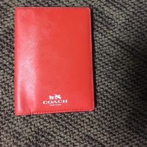 Coach passport/credit card holder