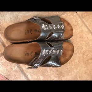 Betula Slide Sandals 39 L8 jeweled great shoes