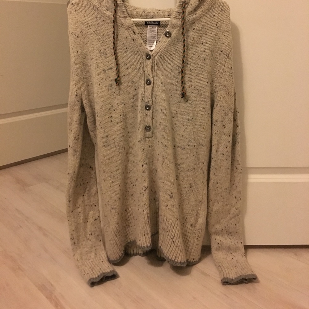 Patagonia Wool Hooded Sweater