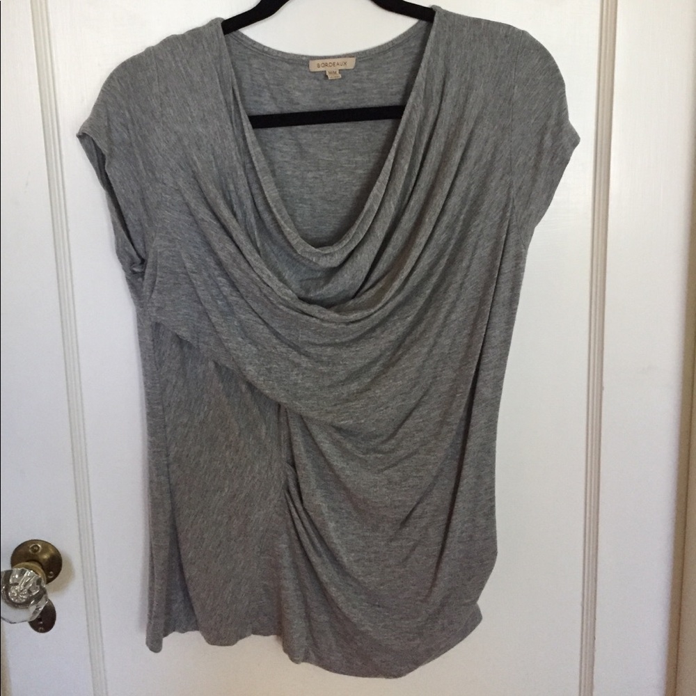 Anthropologie Greek goddess drapey sleeveless top