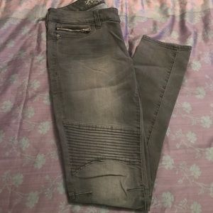 Express Moto Skinny Jeans