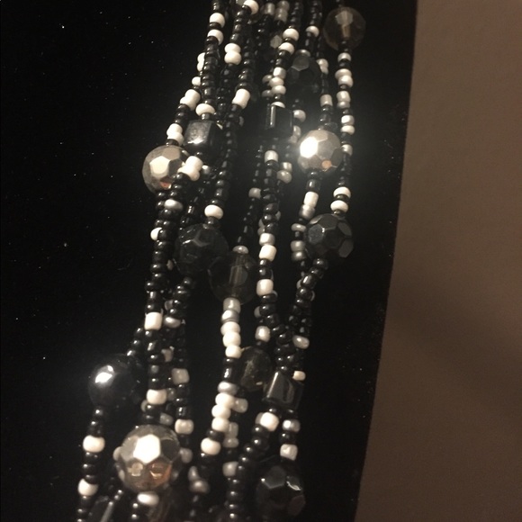 Multi-Layered Beaded Necklace - Picture 2 of 2