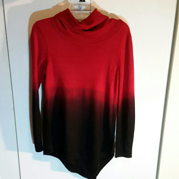 NY Collection Sweaters - Women ombre colored Sweater  by NY Collection