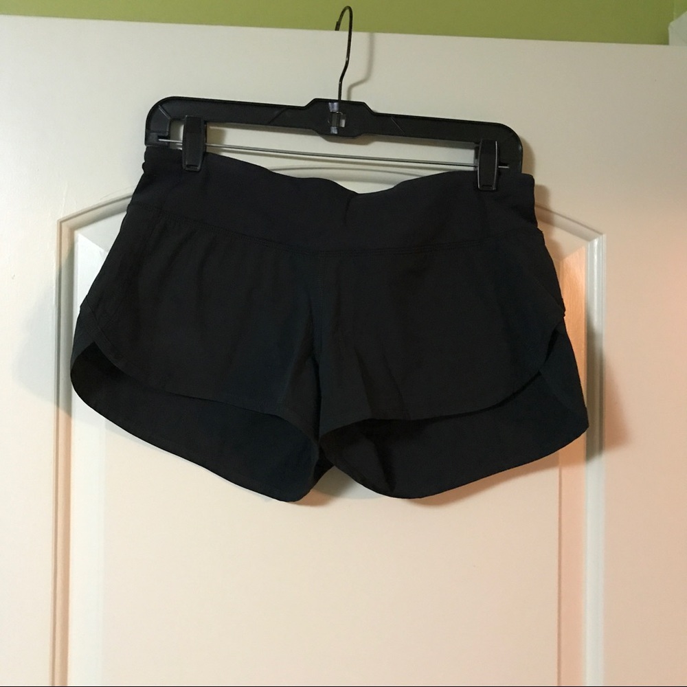 Lululemon Speed Shorts Black Size 6