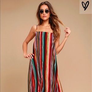 Free people ruby striped set NWT