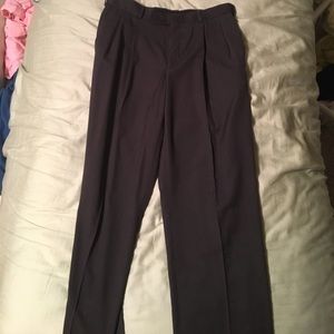 Stafford charcoal dress pant
