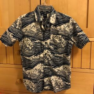 Boys short-sleeve button down shirt