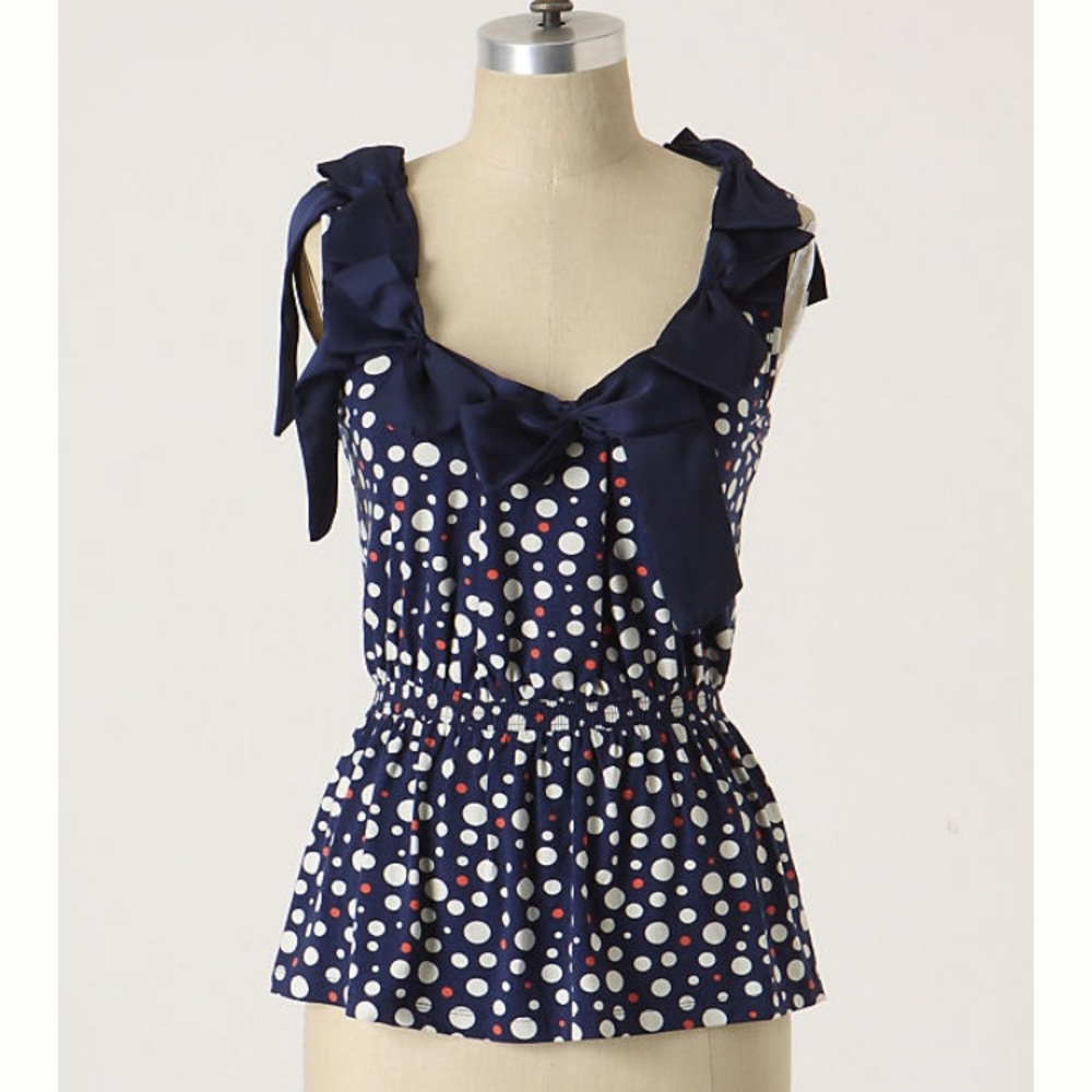 Ric Rac Ring of Bows Tank Anthropologie