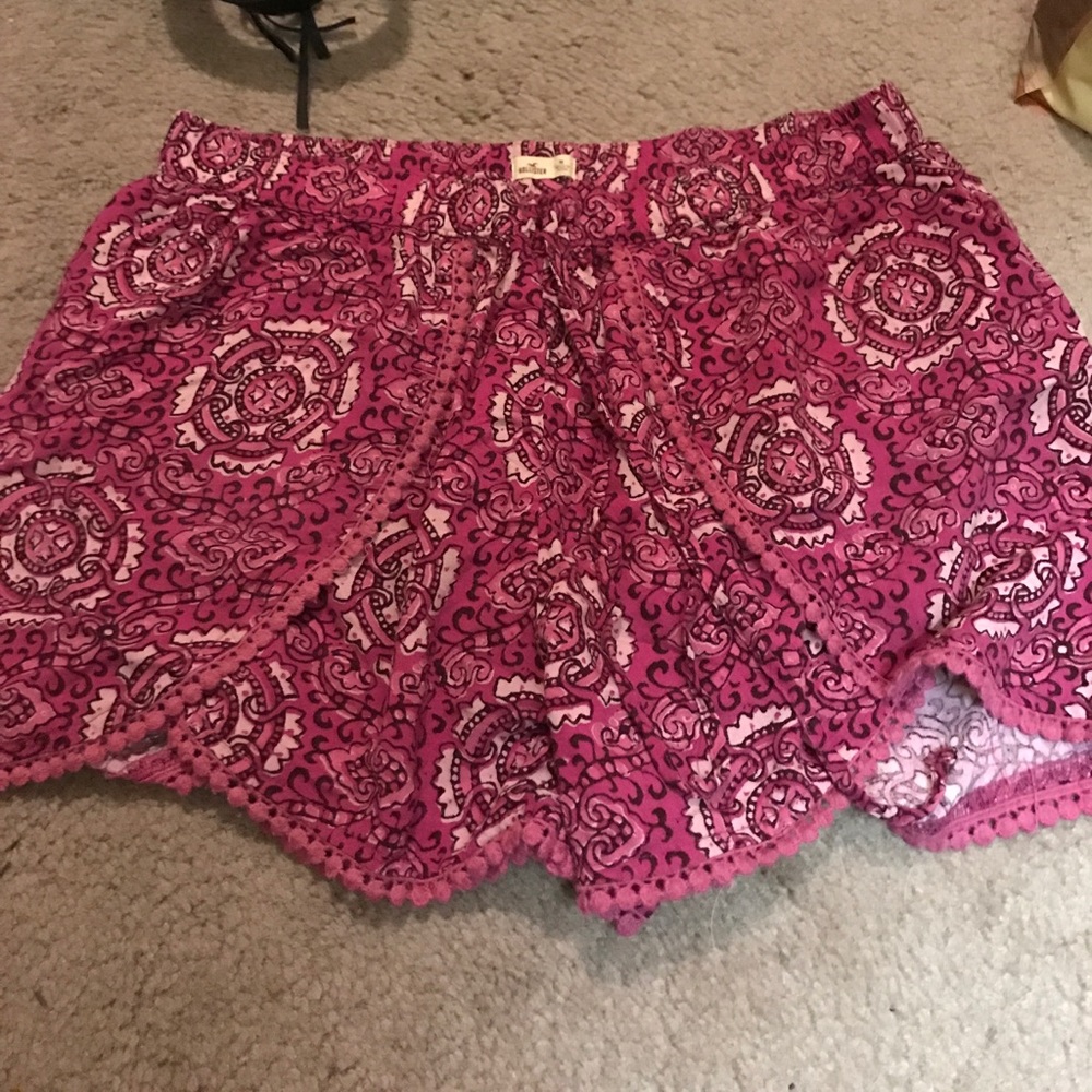 Pink Printed Shorts
