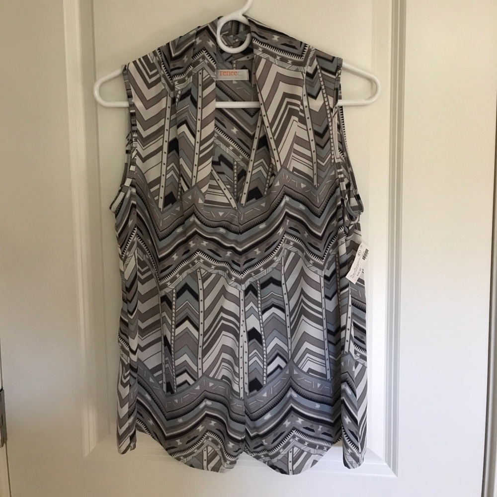 Beautiful Aztec Sleeveless Blouse