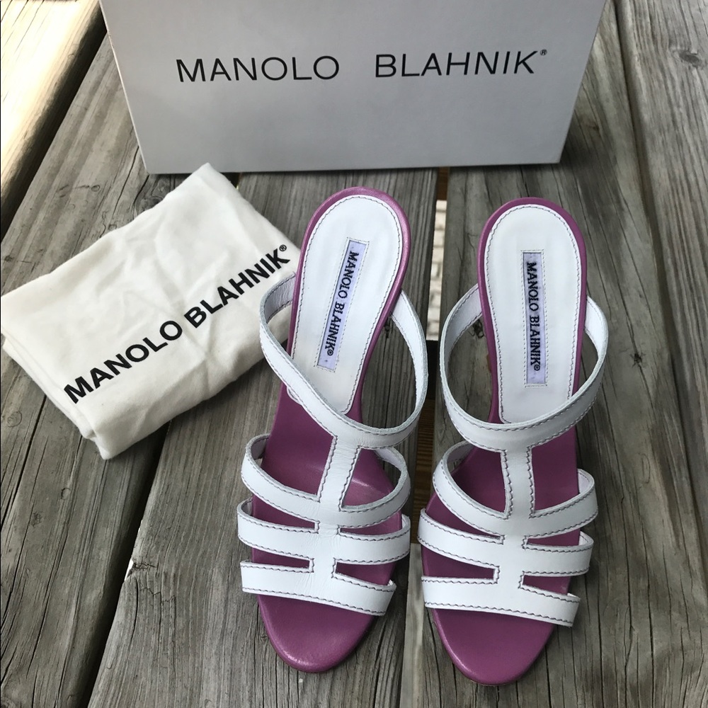 Manolo Blahnik Cinquetamu Sz 36.5