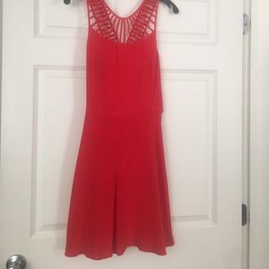 Parker red cocktail dress, size medium