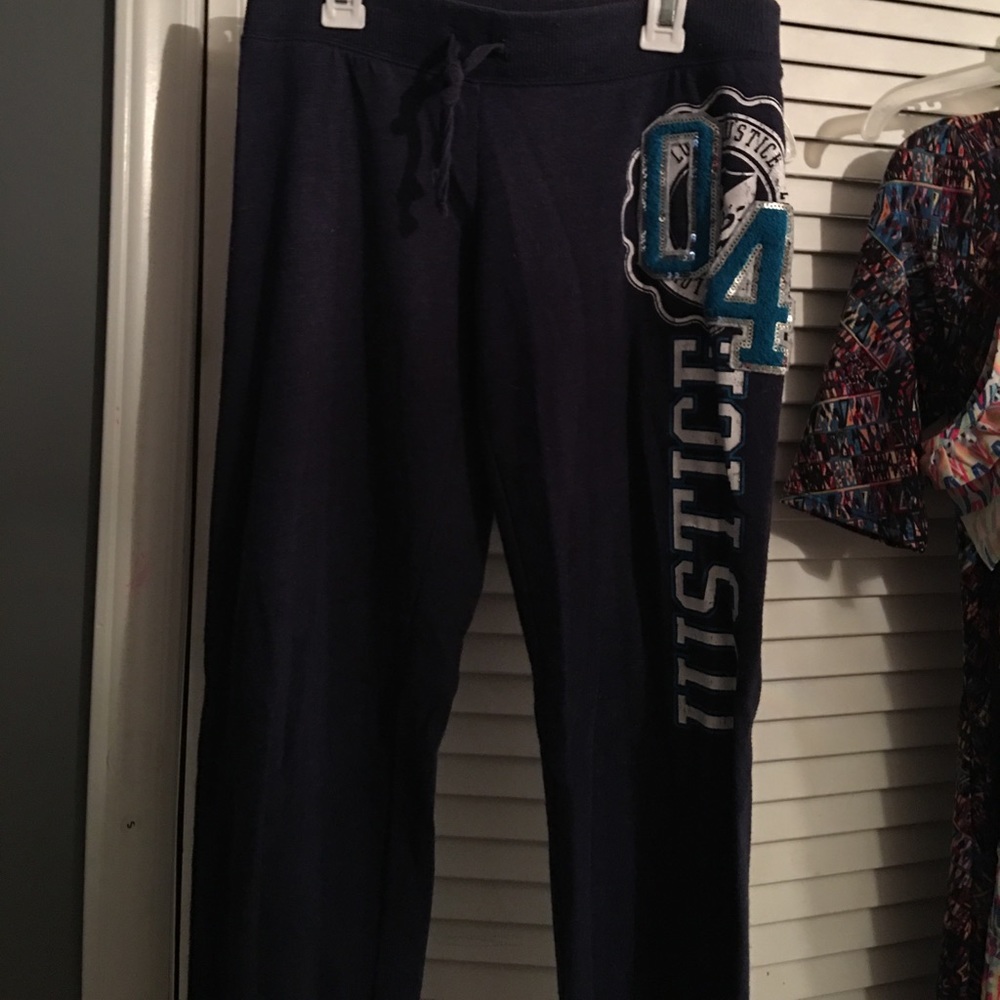 Kids navy blue justice jacket and pants