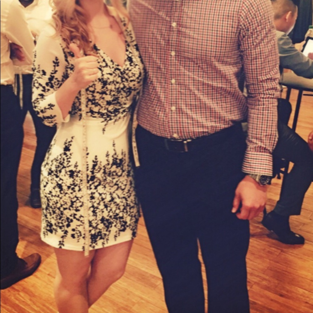 Jessica Simpson Floral Wrap Dress