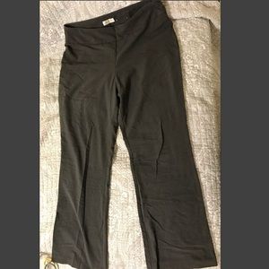 Dress Barn grey pull on trousers