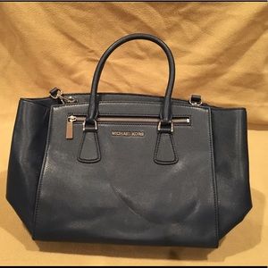 Royal Blue Michael Kors Leather Bag