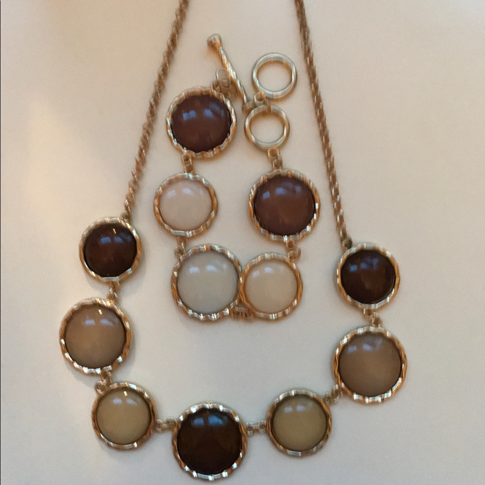 Necklace with matching bracelet