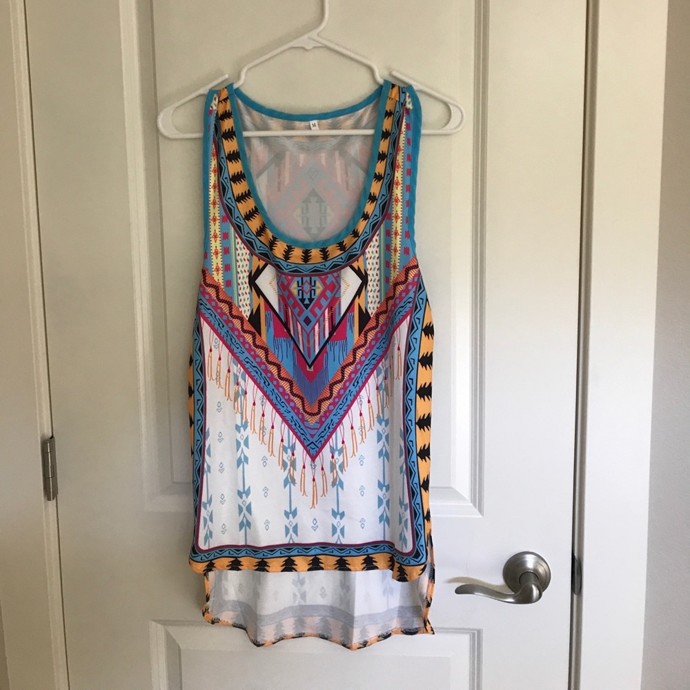 Long and Flowing tank Blouse