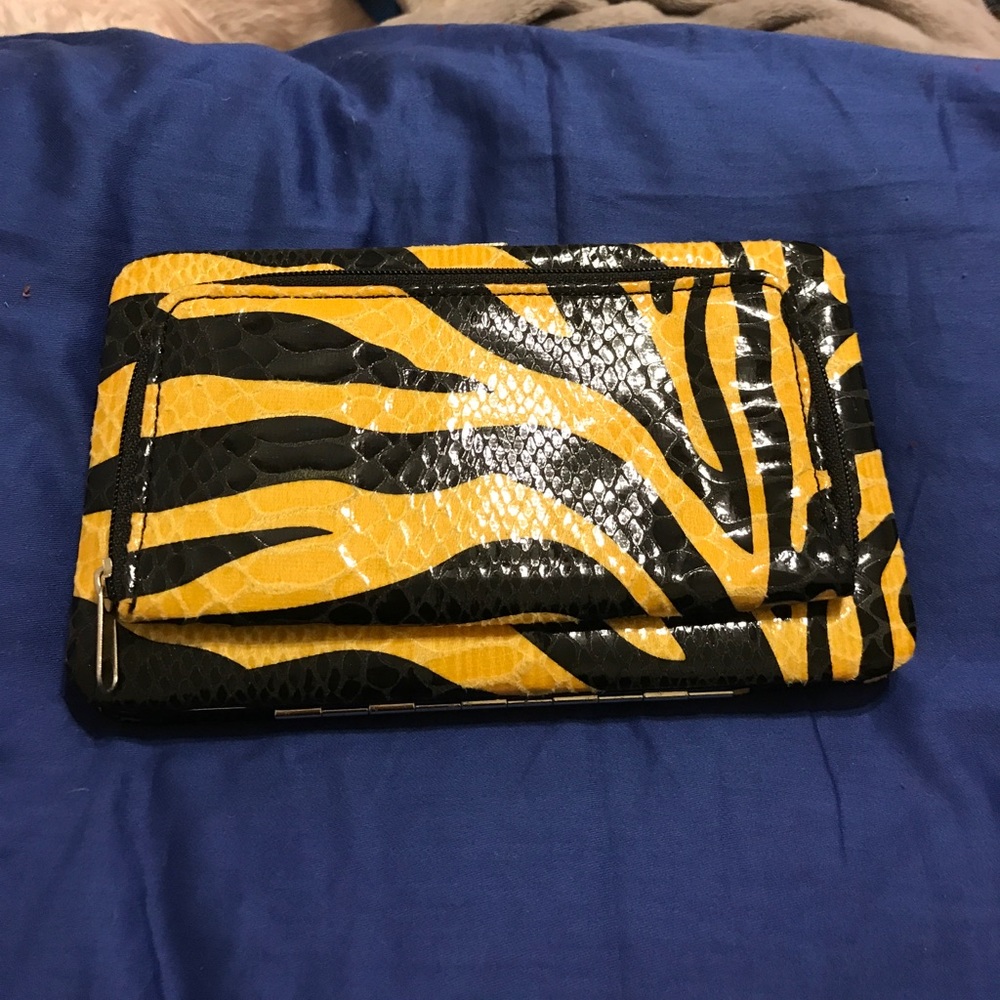 Zebra print wallet