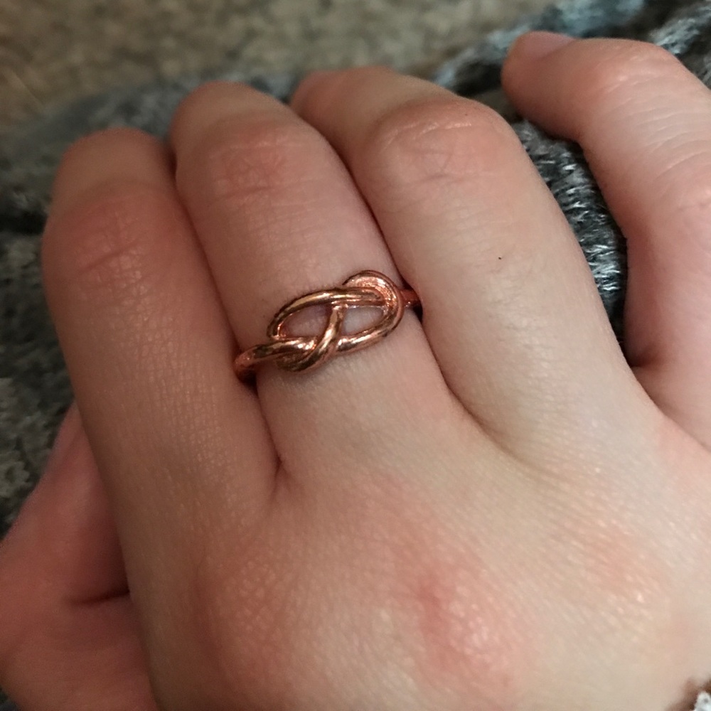 Rose Gold Knot Ring
