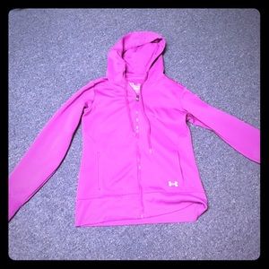 Purple under armor women's zip up hoodie!!!