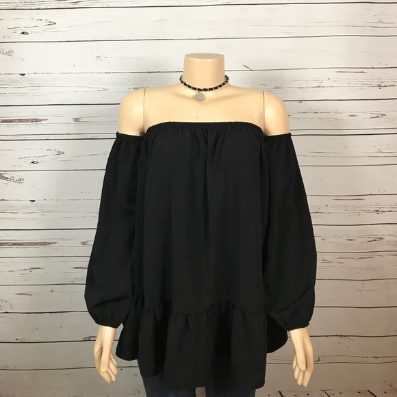 Nordstrom Tops - BP Nordstrom black off shoulder top size L