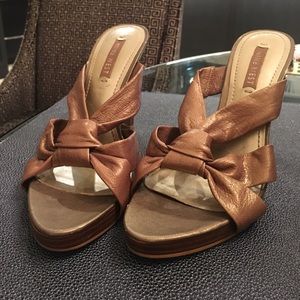 Nine West slip on heels