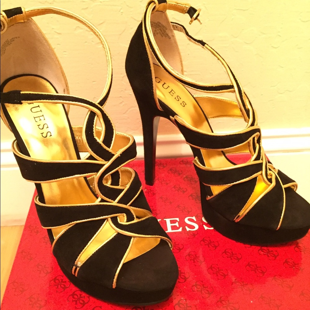guess dress sandals