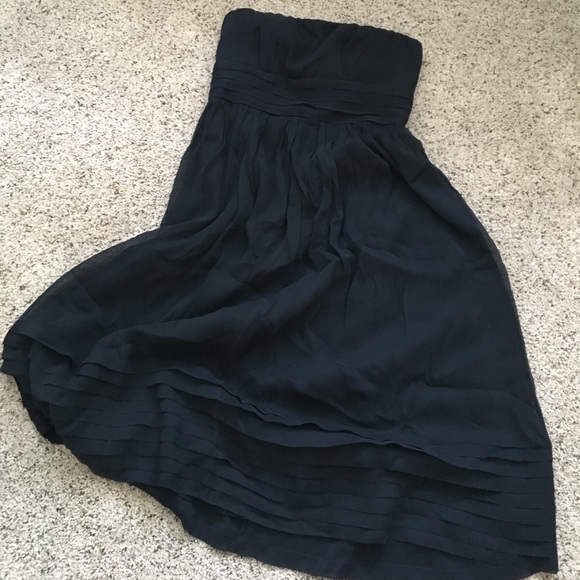 SOLD - J Crew wedding bridesmaid dress in Midnight - Picture 1 of 6