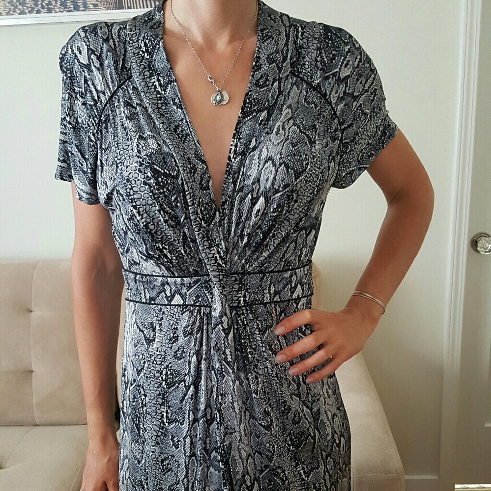 BCBG MaxAzria Sneak Skin Midi