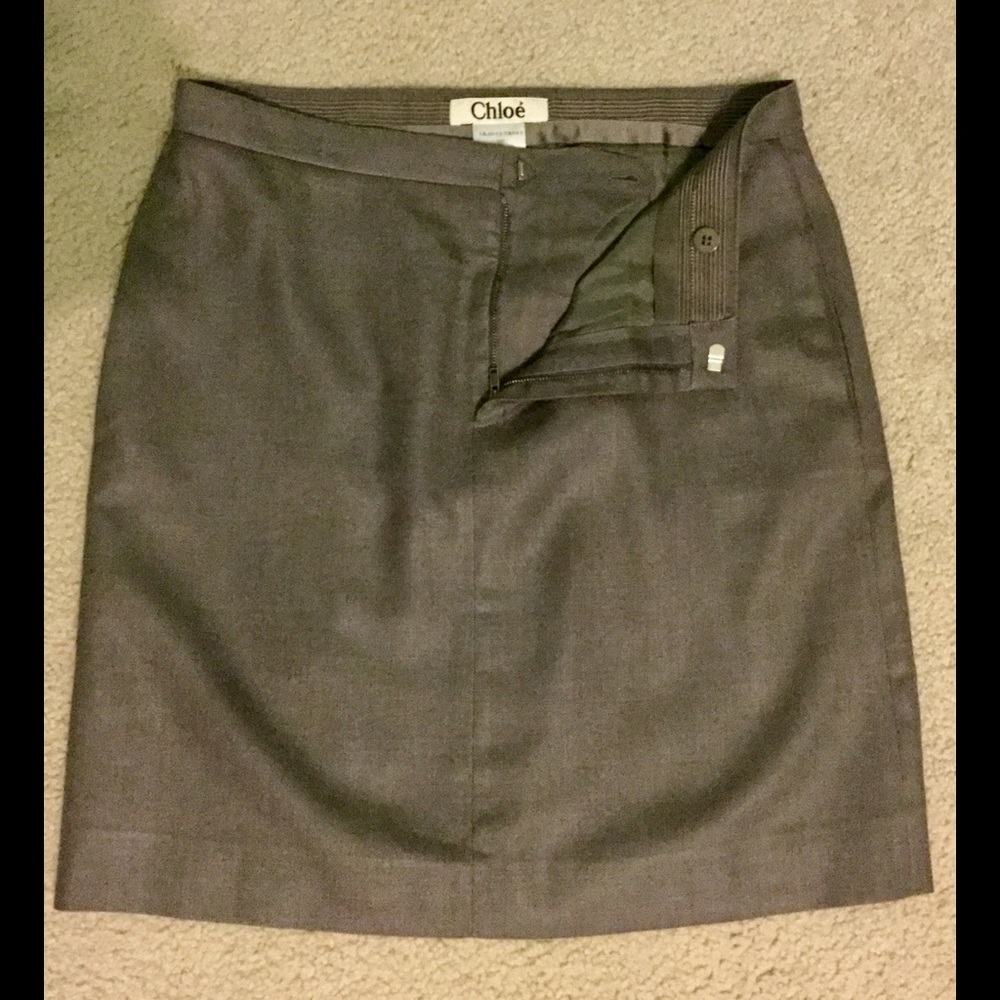 Chloé straight skirt