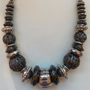 Silver & Gray necklace