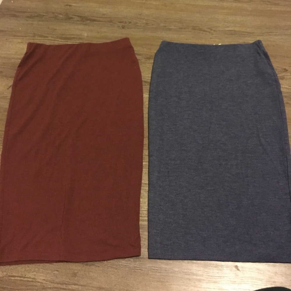 Forever 21 midi skirts