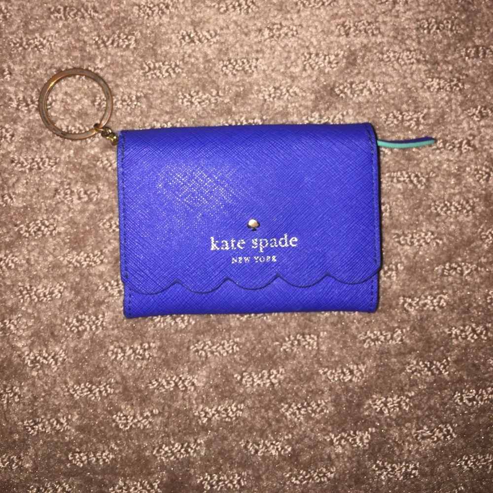 Kate spade key chain mini wallet