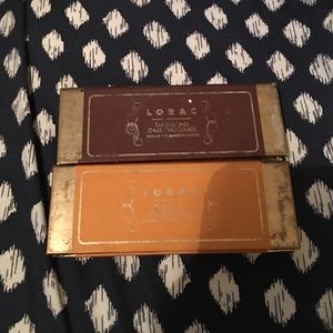 Lorac dark chocolate and toffee crunch palettes