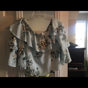 Off the shoulder, boutique blouse