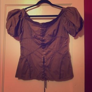Brown Bebe top size L