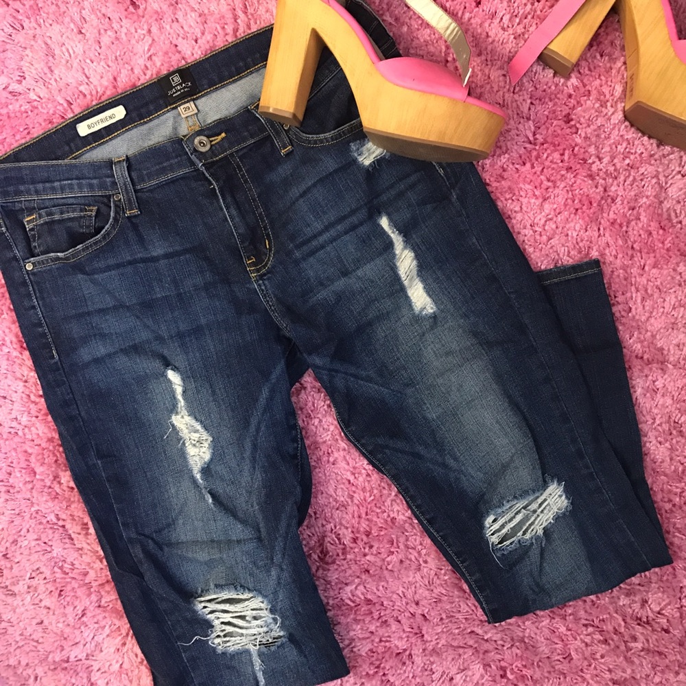 Just Black Ankle Blue Jeans size 29