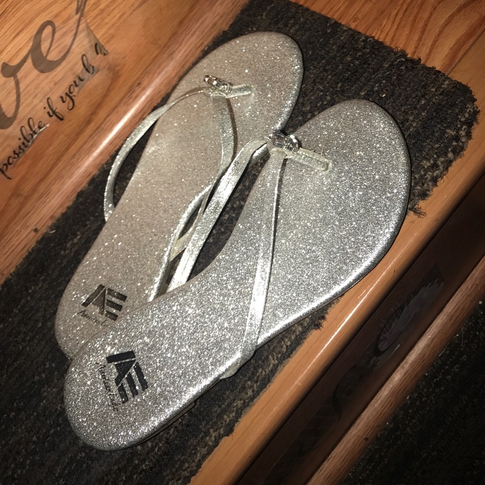 Beautiful glittery sandals
