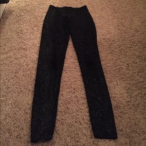 Glittery leggings