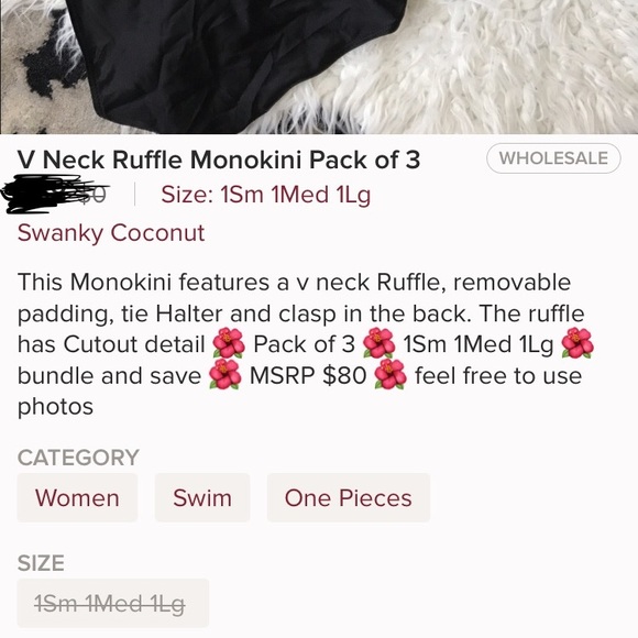 ❗️LAST ONE❗️🆑 Black monokini - Picture 6 of 6