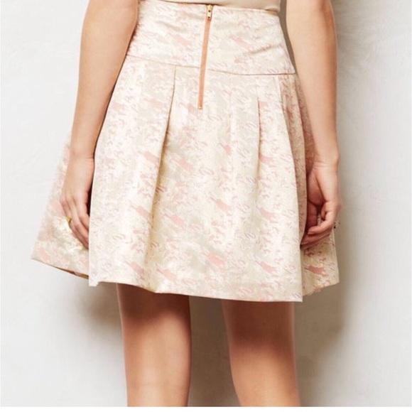 Anthropologie Moulinette Soeurs Metallic Skirt - Picture 4 of 8