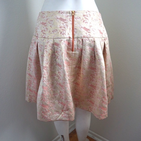 Anthropologie Moulinette Soeurs Metallic Skirt - Picture 7 of 8