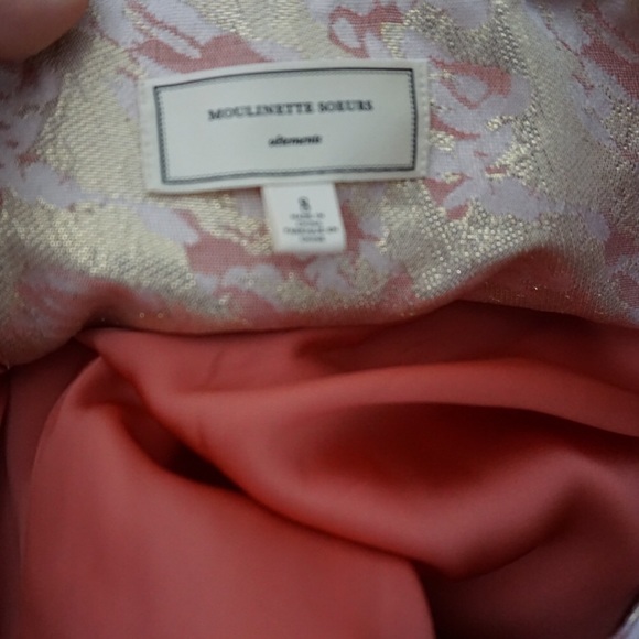 Anthropologie Moulinette Soeurs Metallic Skirt - Picture 8 of 8