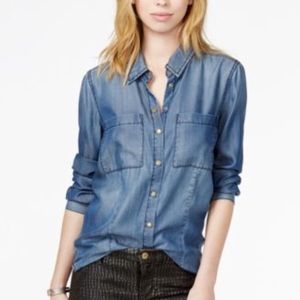 Ultra light weight jean blouse by GUESS 🆕