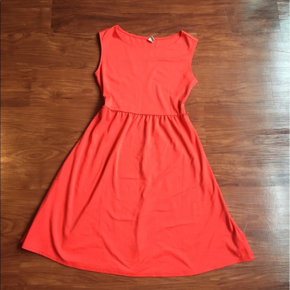 *CLOSET CLOSING* Orange old navy fit & flare dress