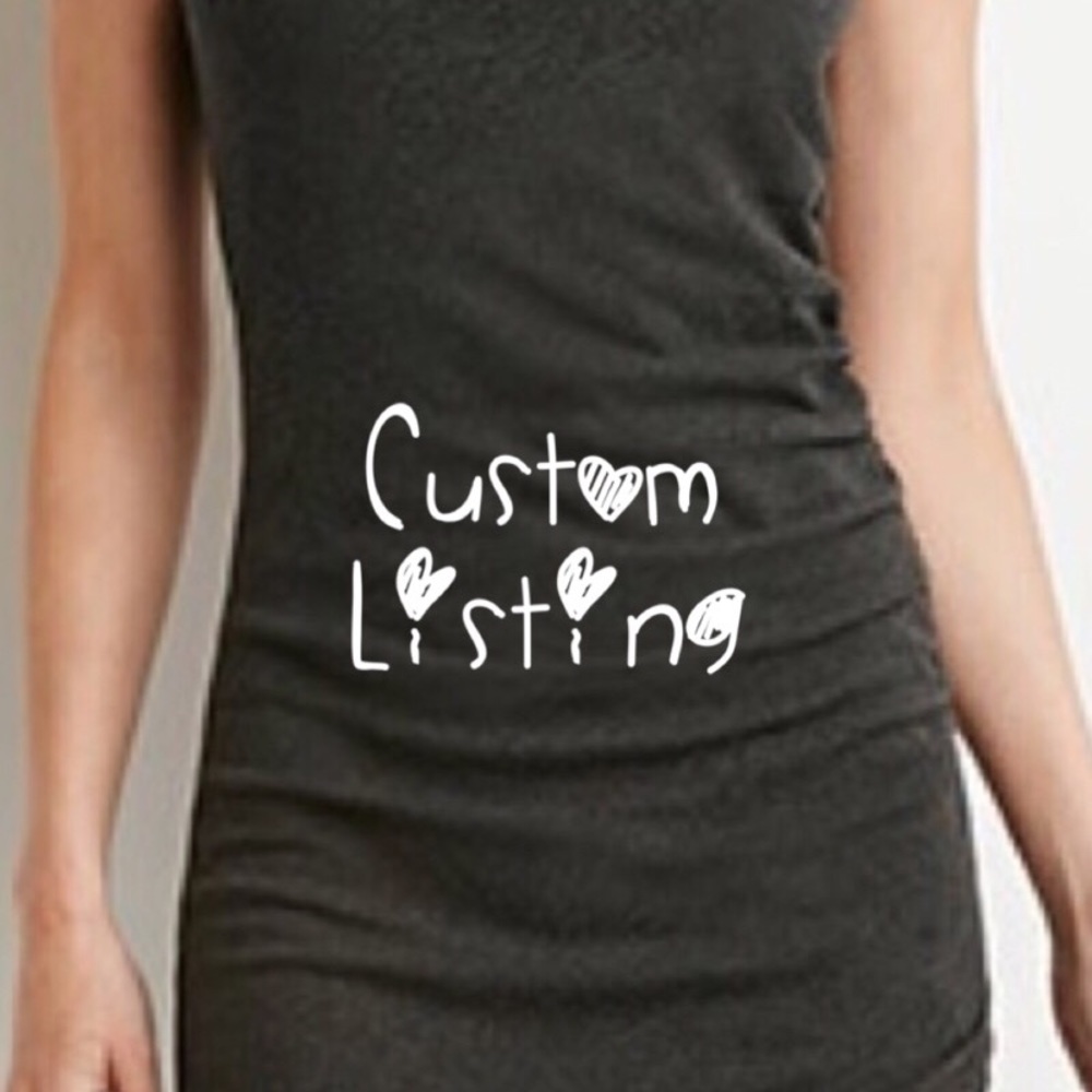 Custom Listing-Medium gray dress