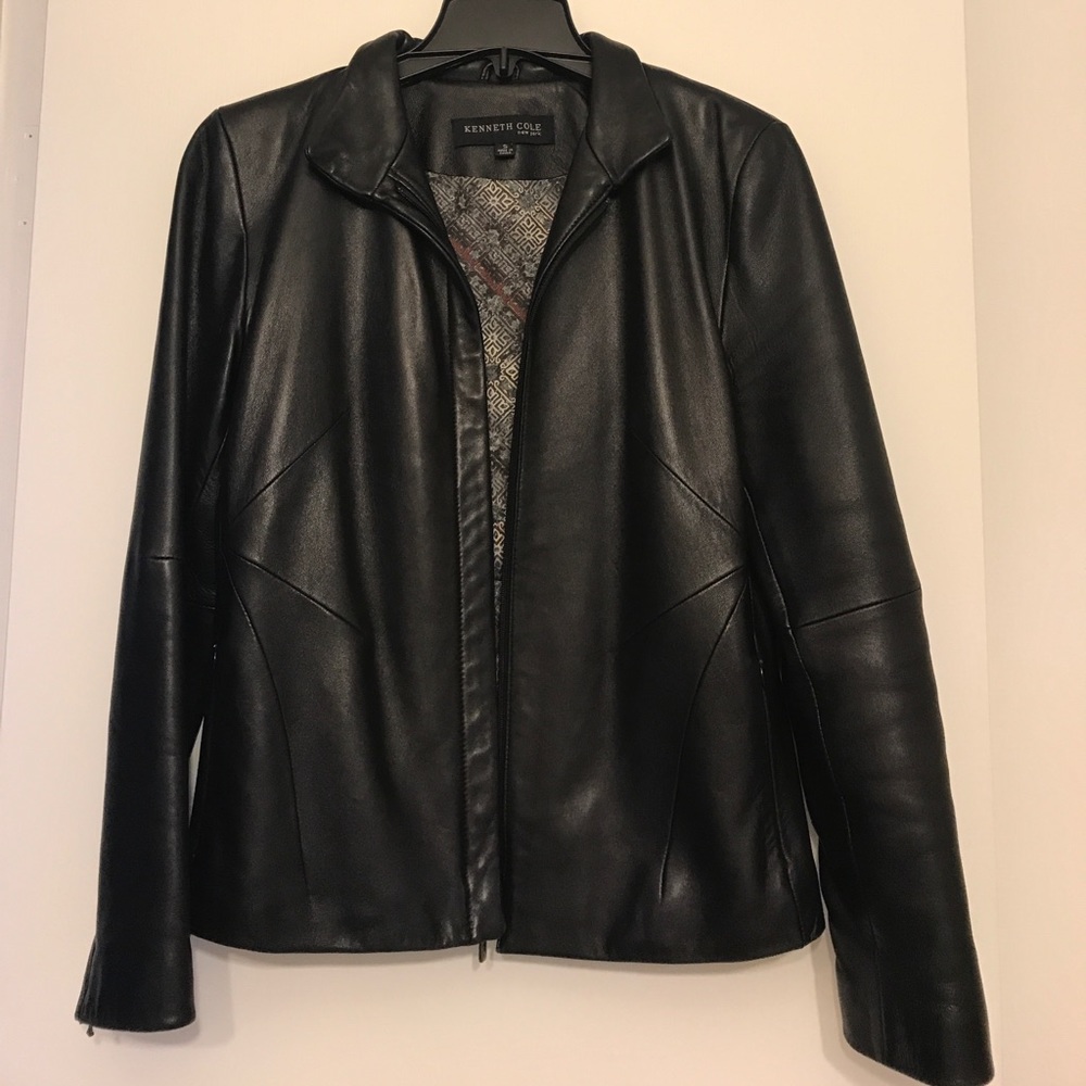 Kenneth Cole New York leather jacket